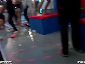 Mass porno fuck-fest in a striptease bar