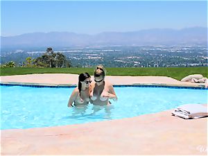 Shyla Jennings and Ryan Ryans after pool cooch party