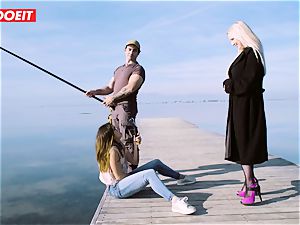 LETSDOEIT - light-haired Thot poked stiff By the Beach