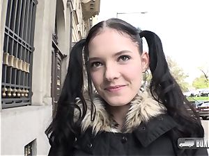 cute schoolgirl Anie Darling luvs sex in public